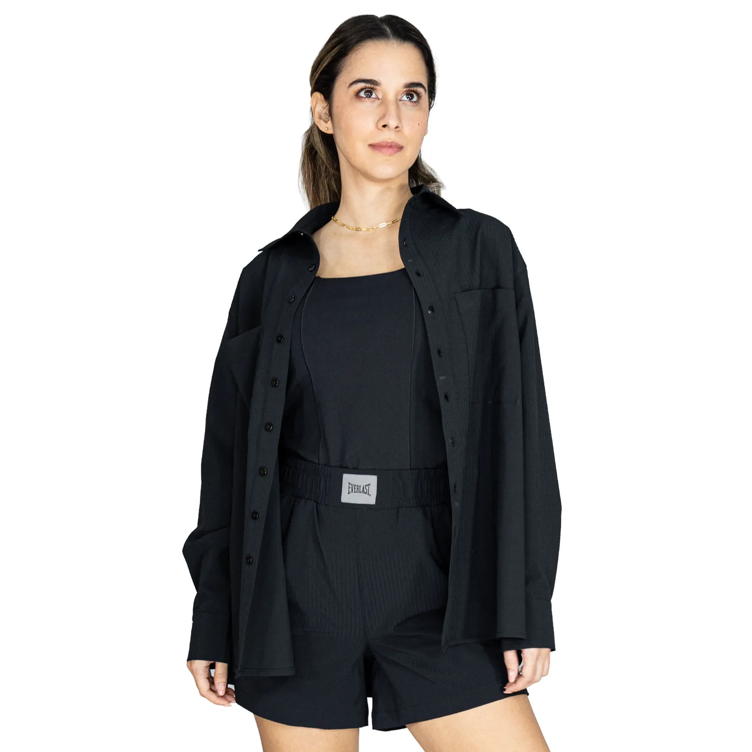 Camisa Oversized Mujer Everlast Luxe