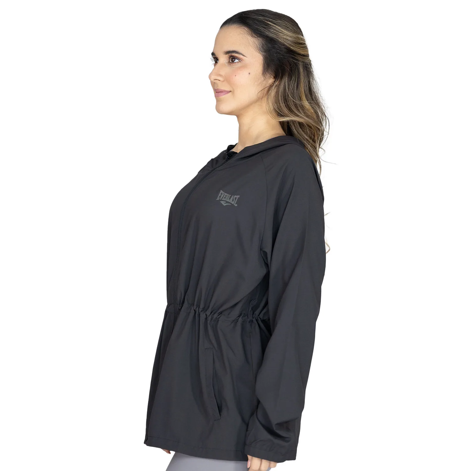 Chaqueta Cinch-Waist Negro Everlast