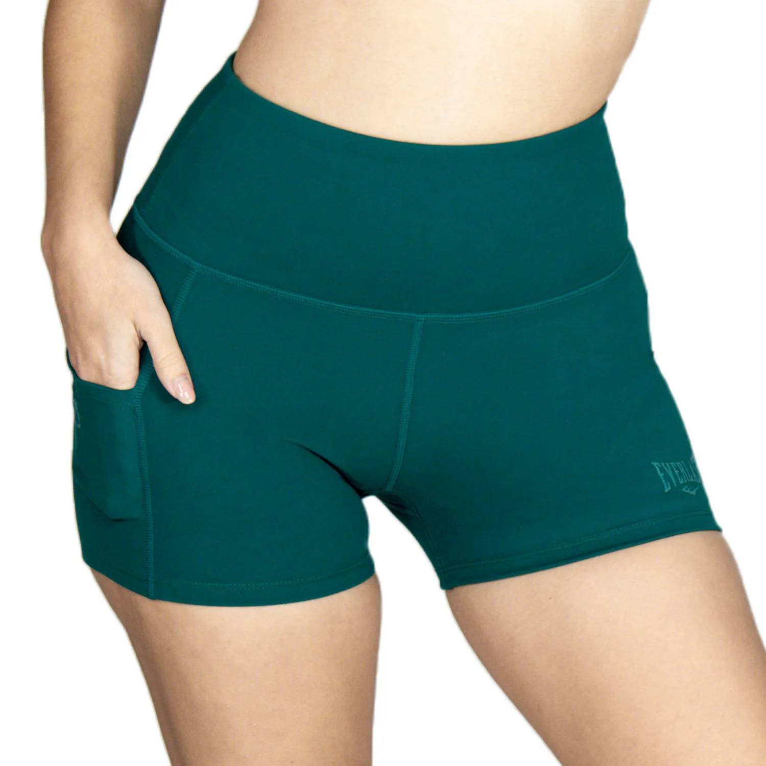Short Deportivo Mujer Everlast Power-Bold Turquesa
