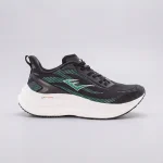 Zapatillas Elite Axton-D1 Everlast para dama en color Negro/Blanco, vista lateral