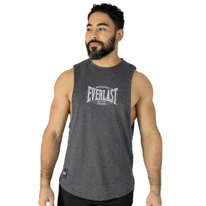Camiseta sin mangas Everlast Legacy gris para hombre, tallas S a XL