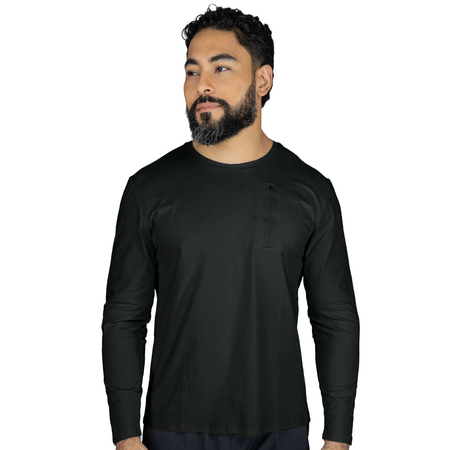 Camiseta manga larga Everlast Waypoint negro para hombre