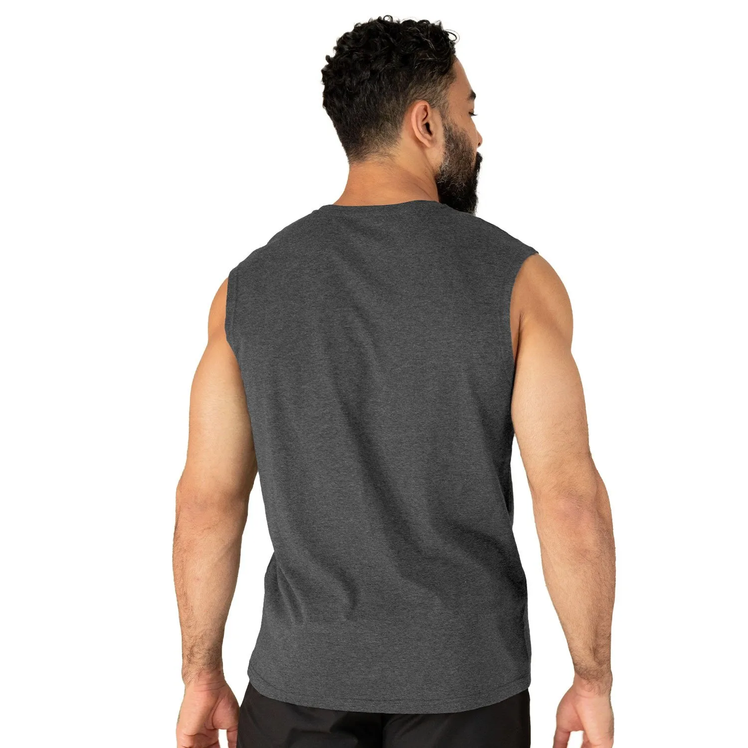 Camiseta Sin Mangas Gris Everlast - Imagen 3