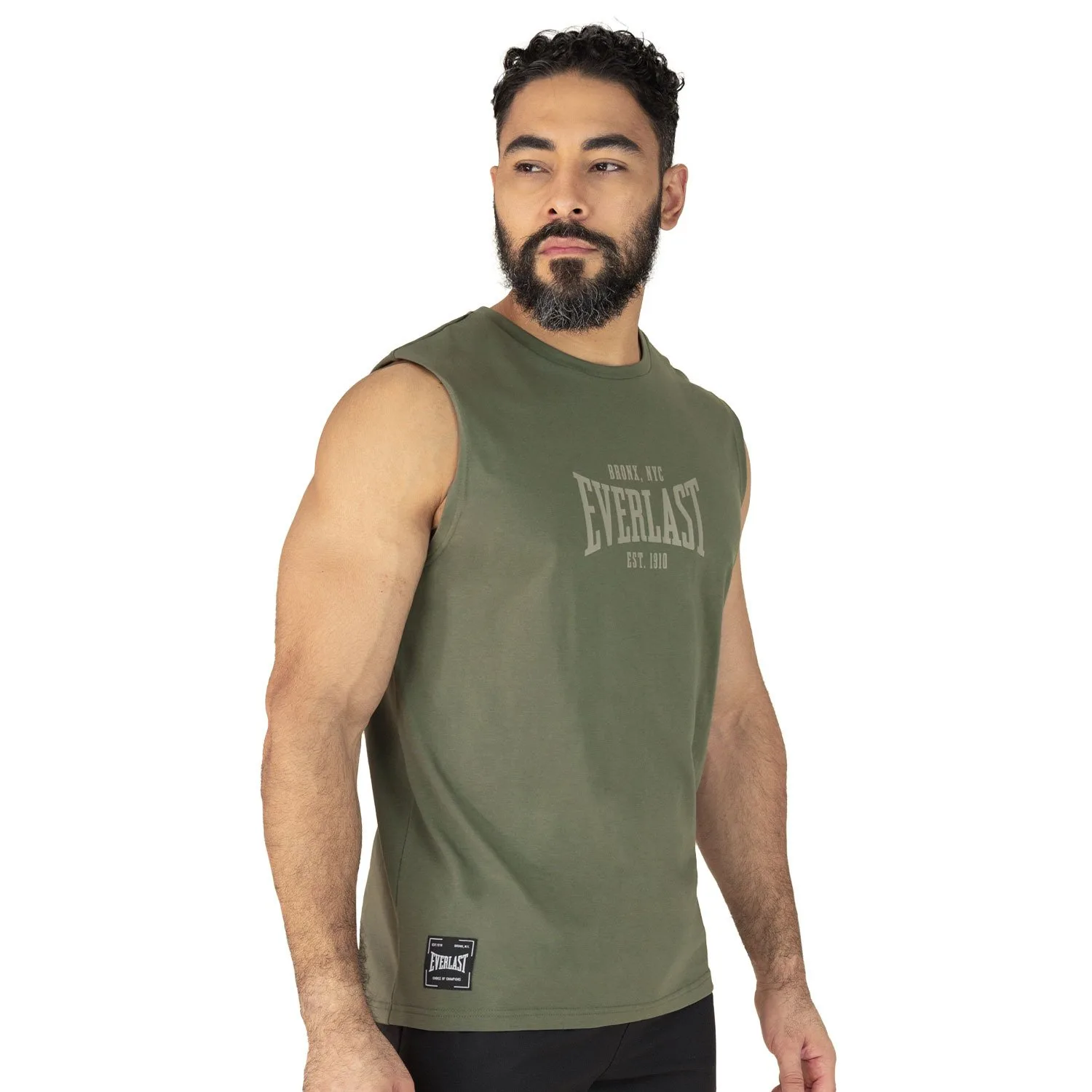 Camiseta Sin Mangas Verde Everlast - Imagen 2
