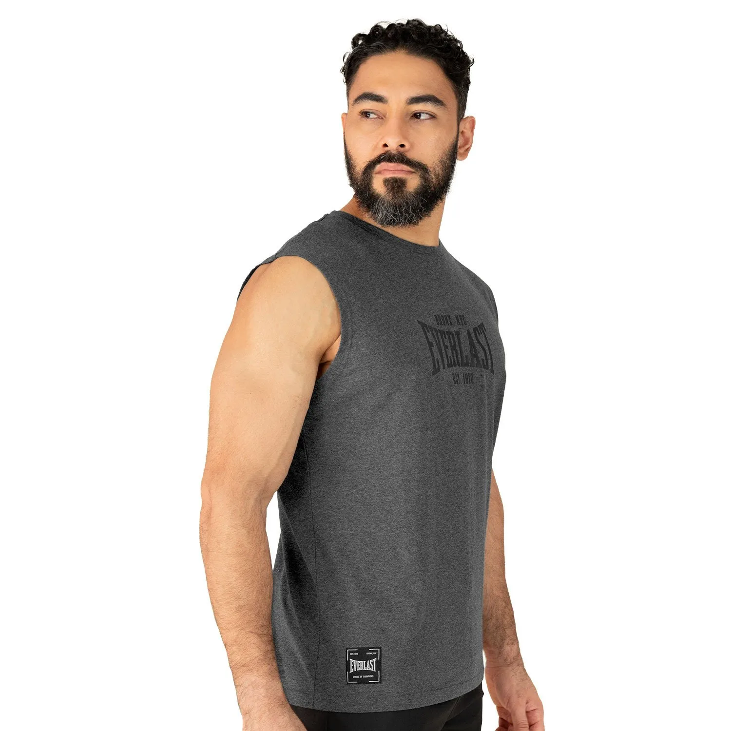 Camiseta Sin Mangas Gris Everlast - Imagen 2