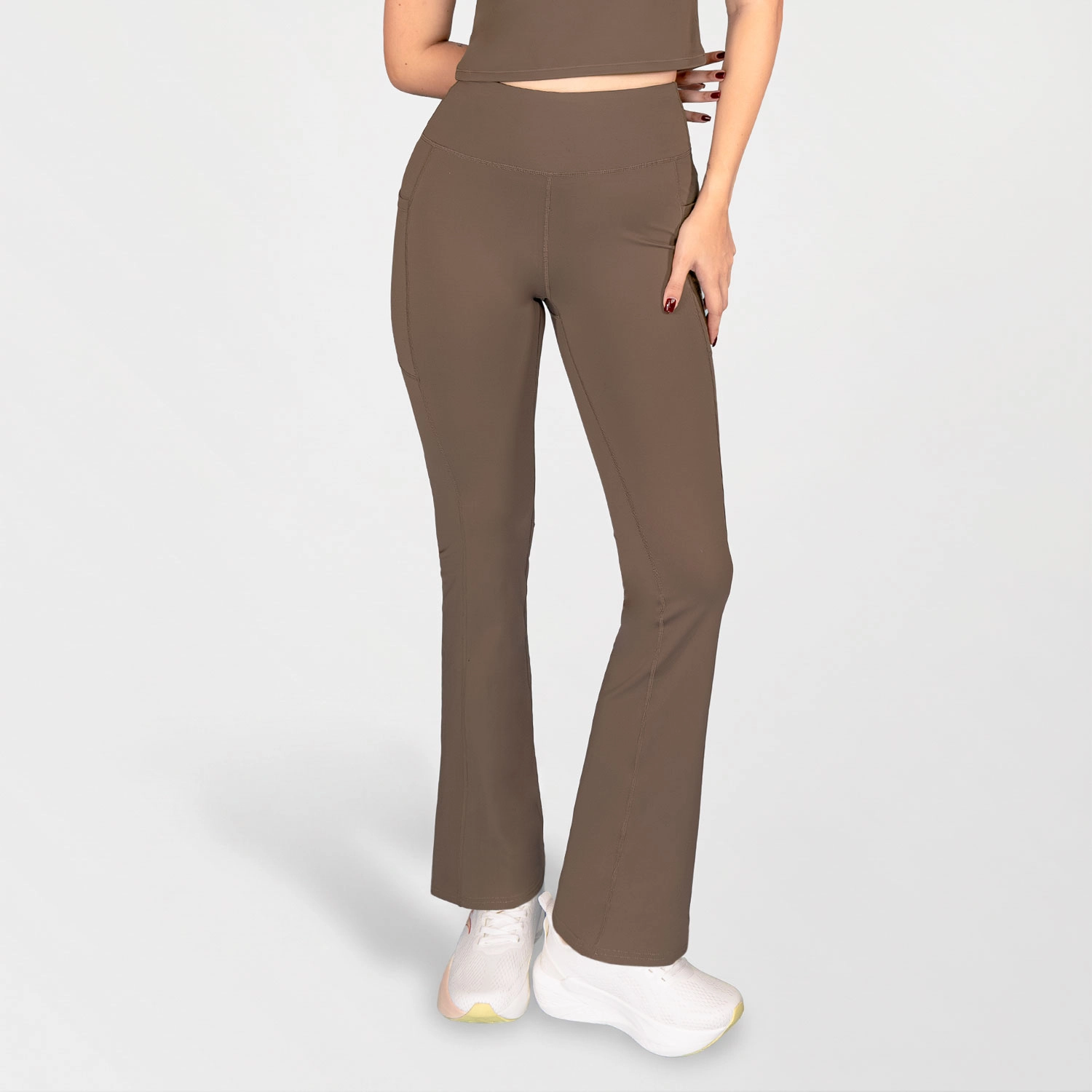 Pant Fem Poly/Spx Everlast Flare Pocket