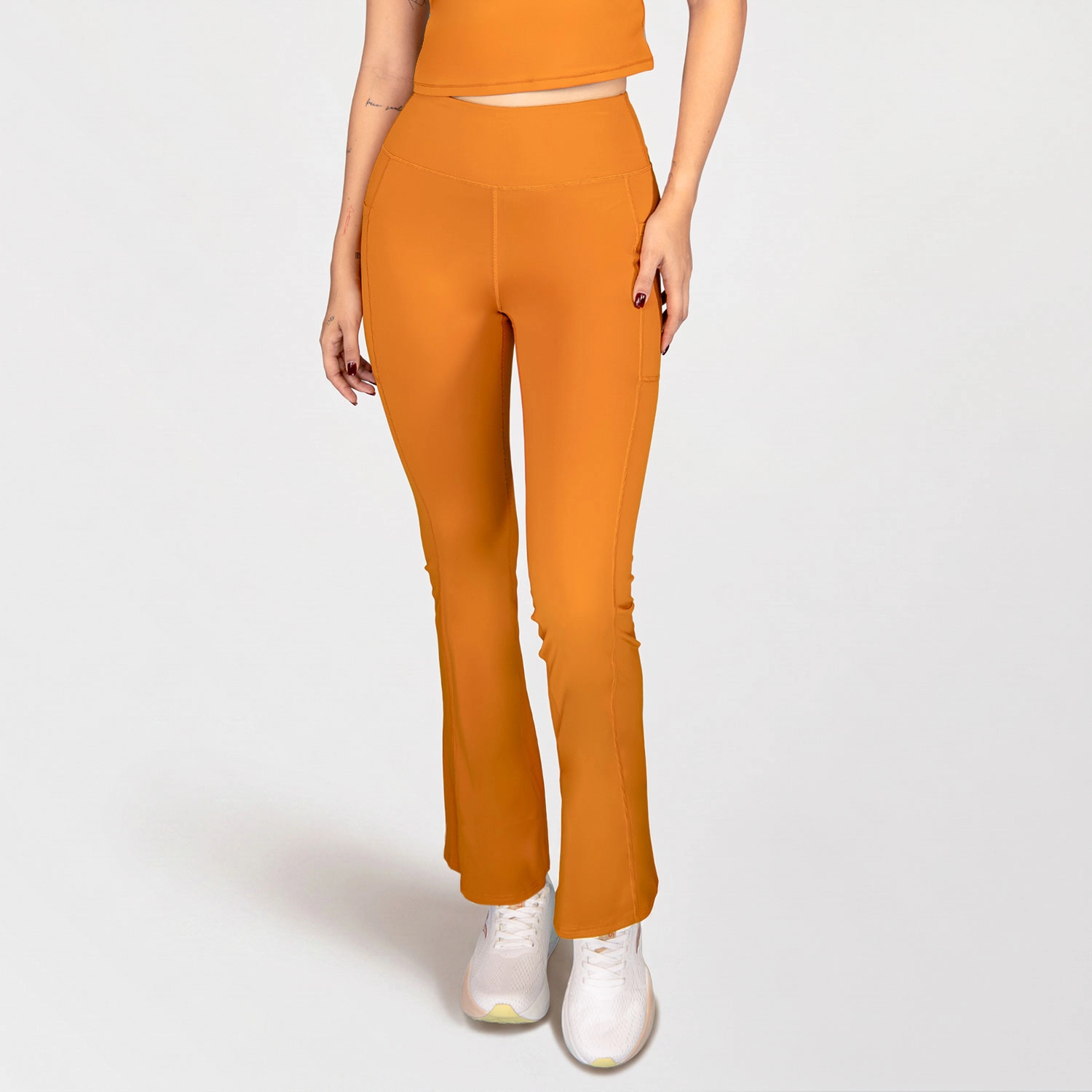 Pant Fem Poly/Spx Everlast Flare Pocket