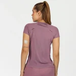 Camiseta deportiva morada Everlast Z1 para mujer