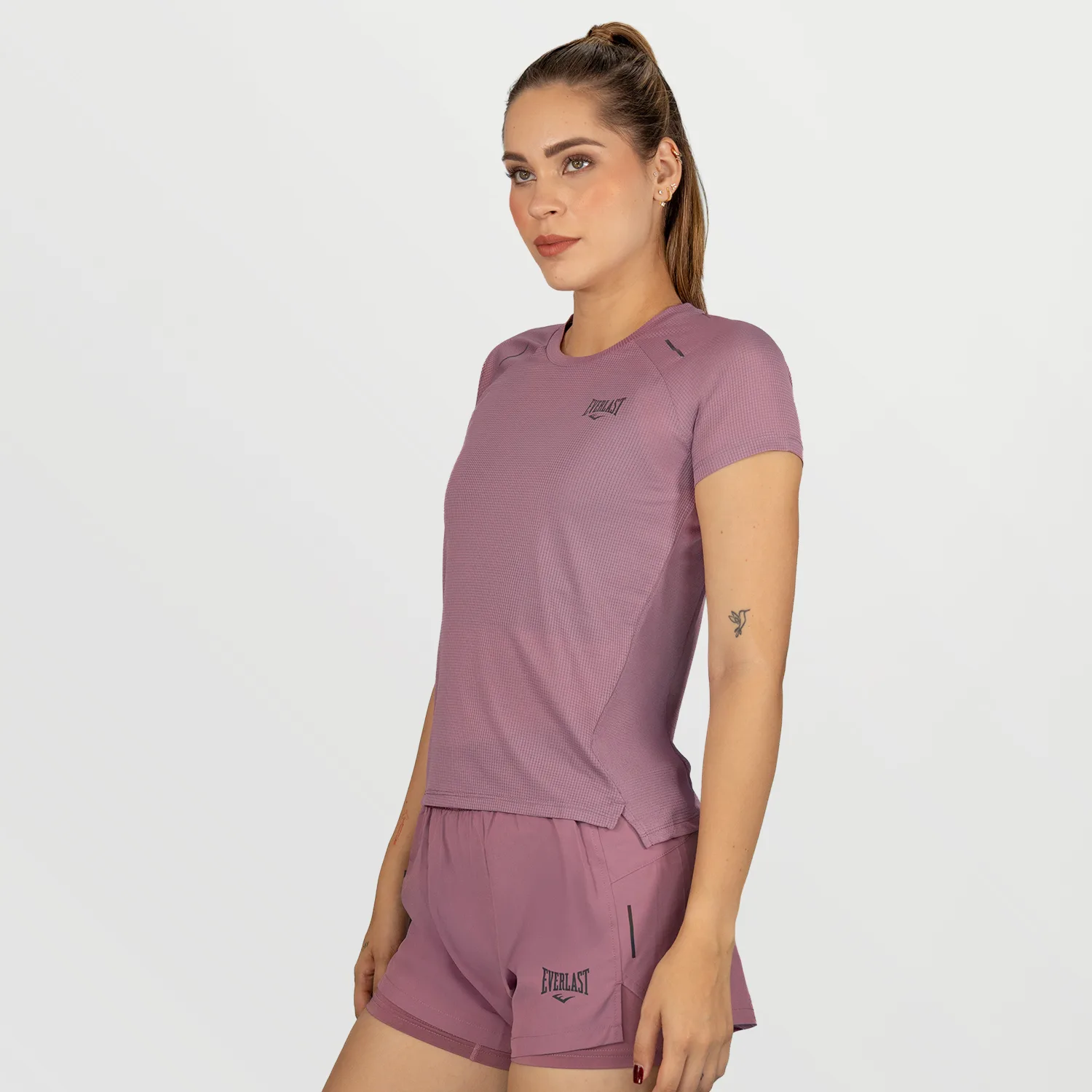 Camiseta Deportiva Morada Everlast Z1
