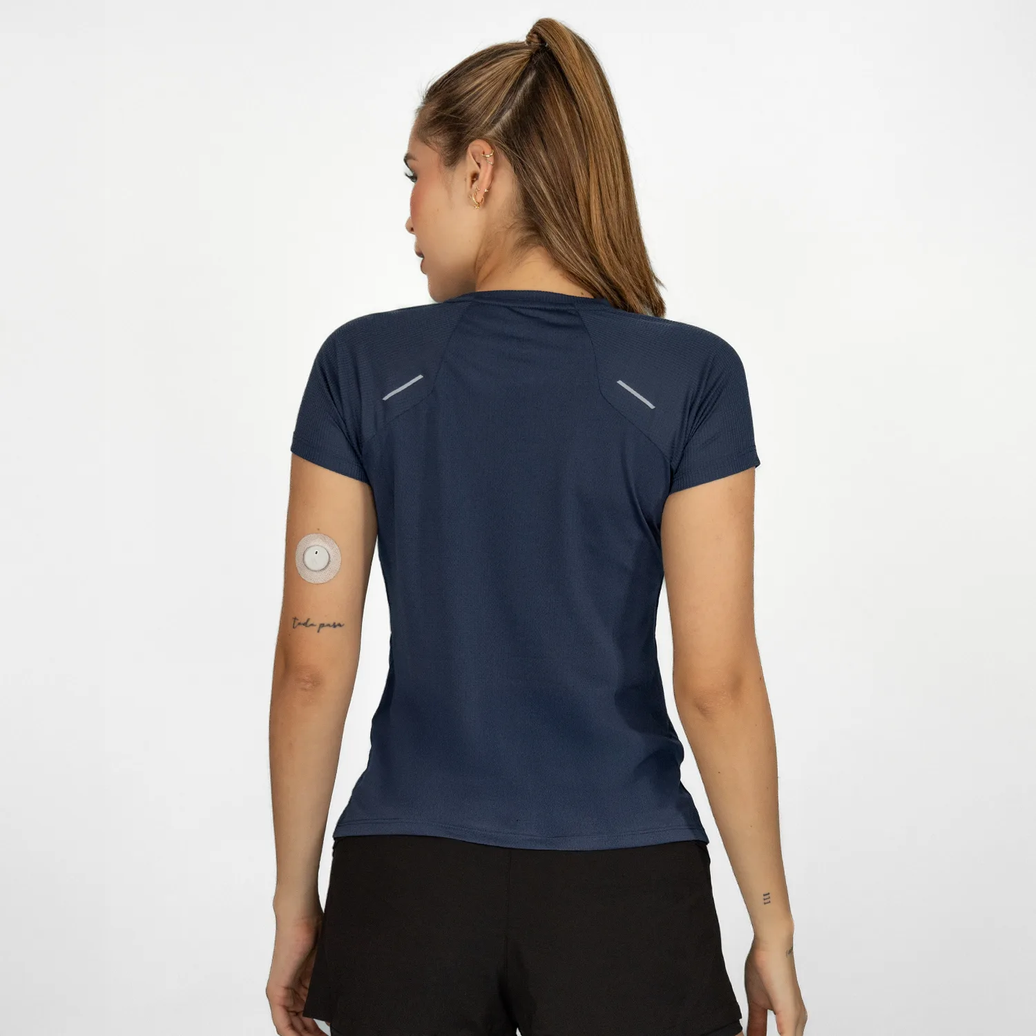 Camiseta Deportiva Mujer Azul Everlast