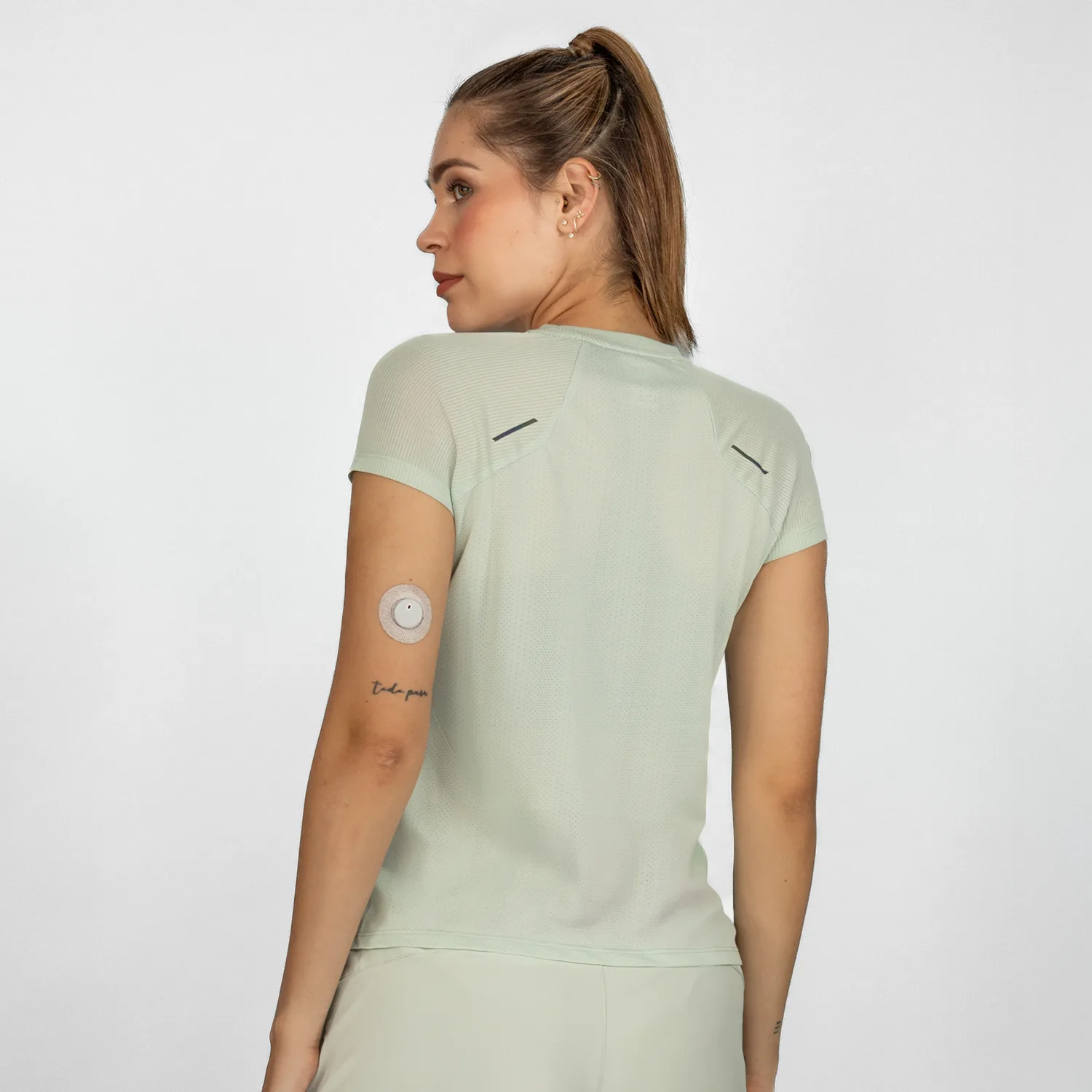 Camiseta Deportiva Mujer Gris Everlast