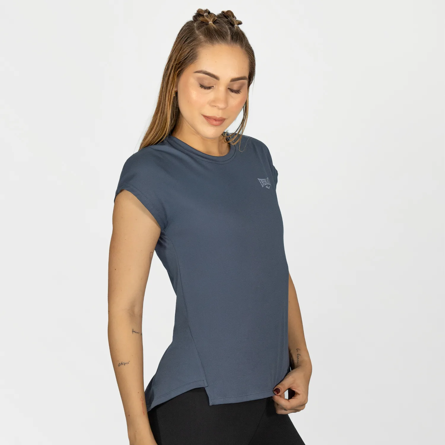 Camiseta Earthed Azul Everlast para mujer