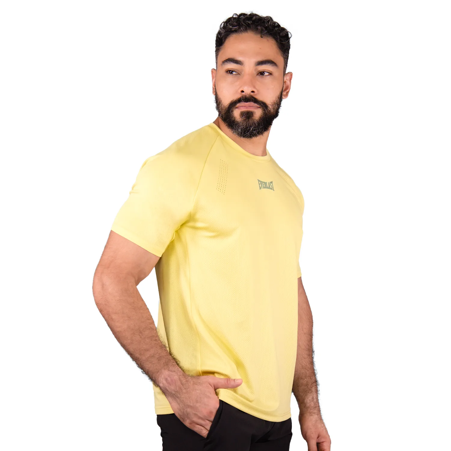 Camiseta Everlast Hombre Amarillo Power