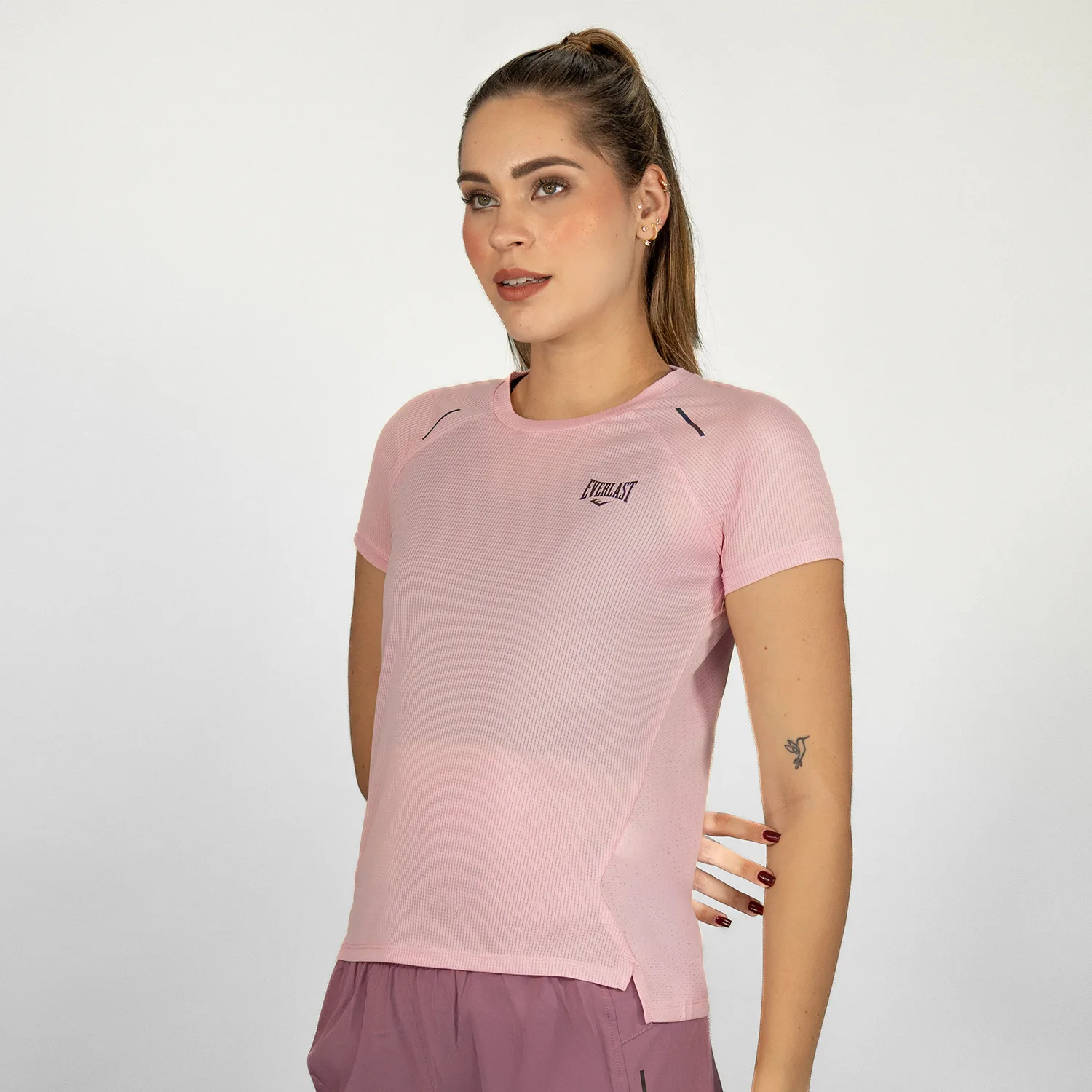 Camiseta Mujer Rosa Everlast