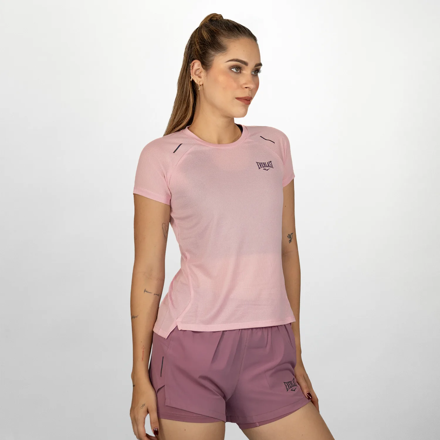 Camiseta Mujer Rosa Everlast
