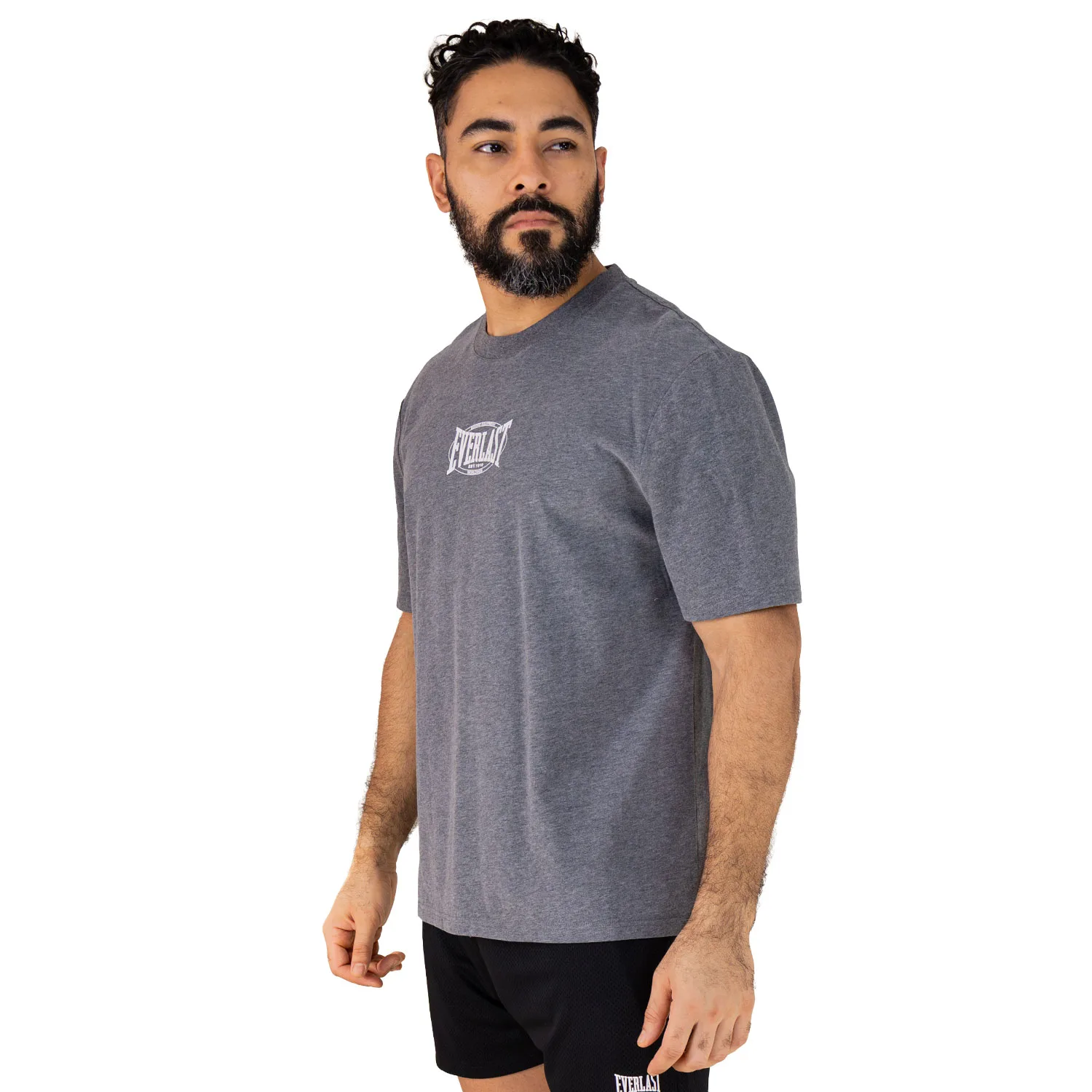 Camiseta Oversize Gris Everlast Equipment - Deportes Jimmy Panamá