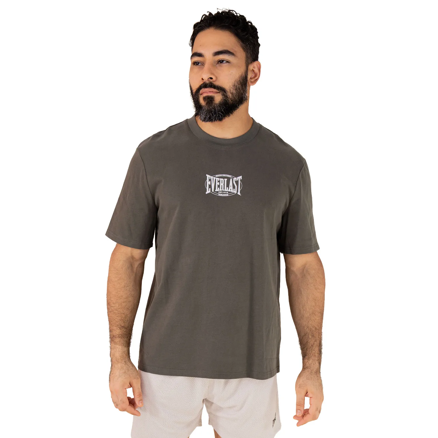 Camiseta Oversize Marron Everlast Equipment