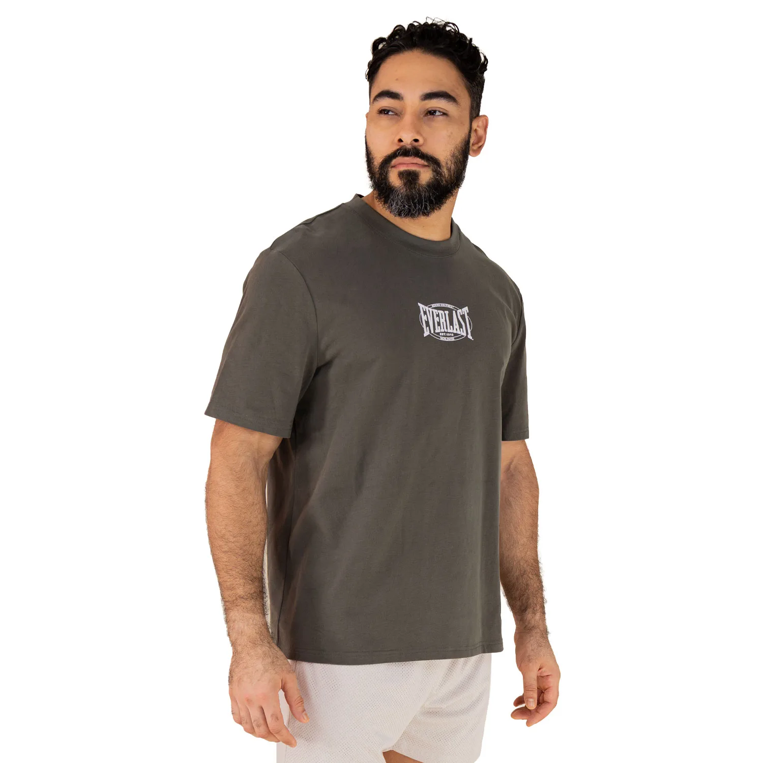 Camiseta Oversize Marron Everlast Equipment