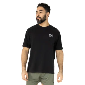 Camiseta Oversize Negra Hombre Everlast Barbell - Deportes Jimmy Panamá