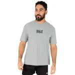 Camiseta oversize plata Everlast Equipment para hombre
