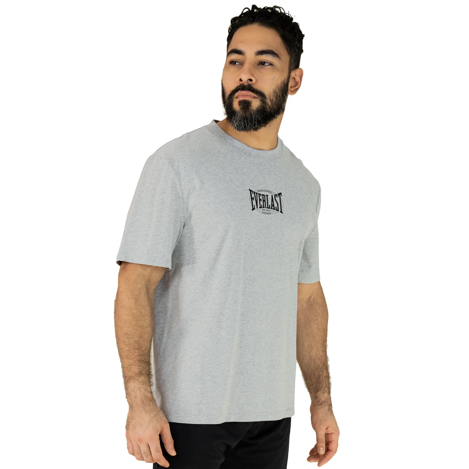 Camiseta Oversize Plata Everlast Equipment