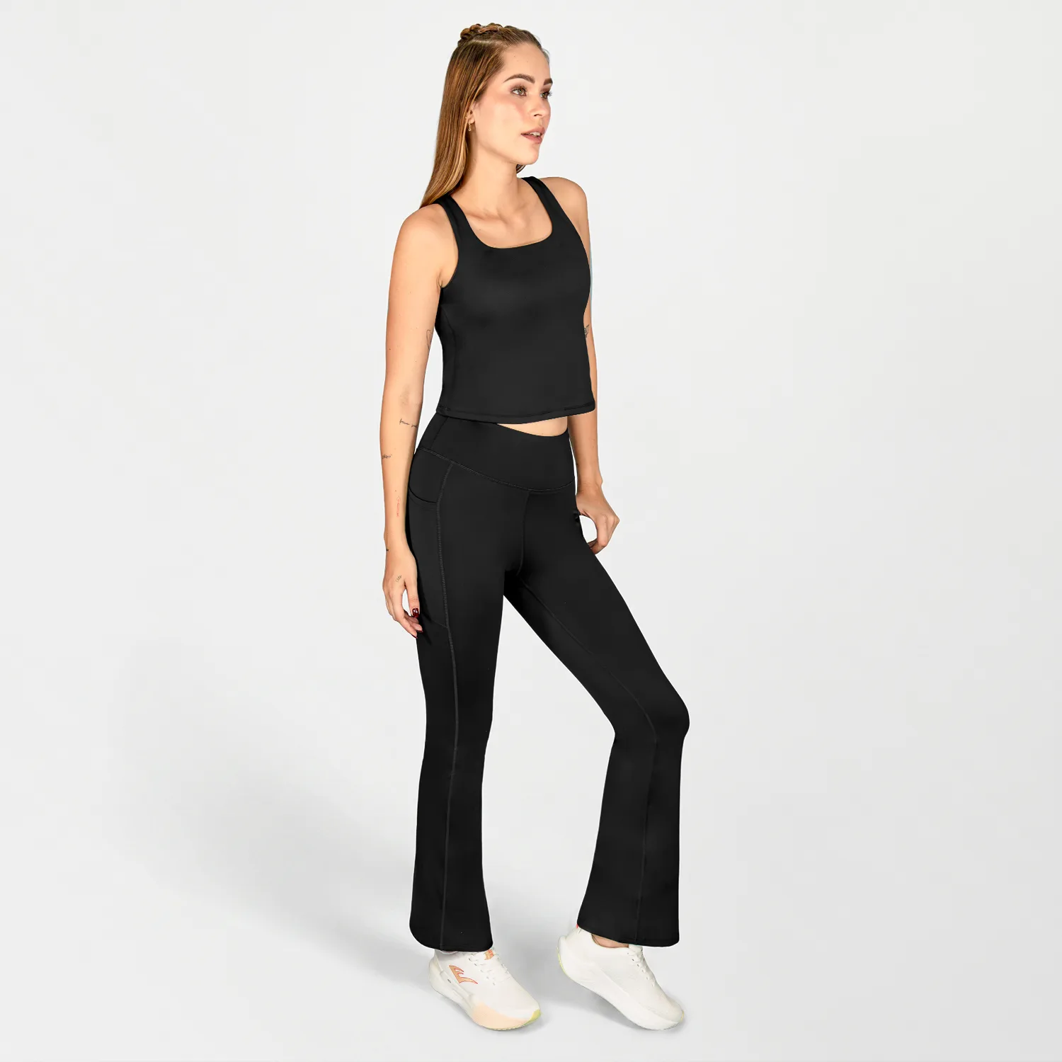 Camiseta sin mangas mujer Everlast Earthed Negro