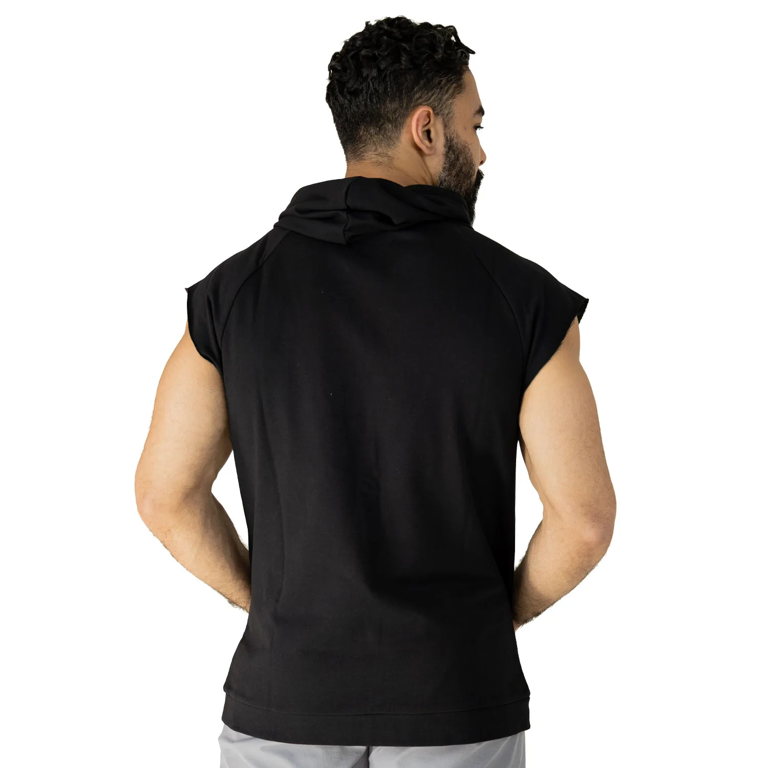 Chaleco Capucha Negro Everlast