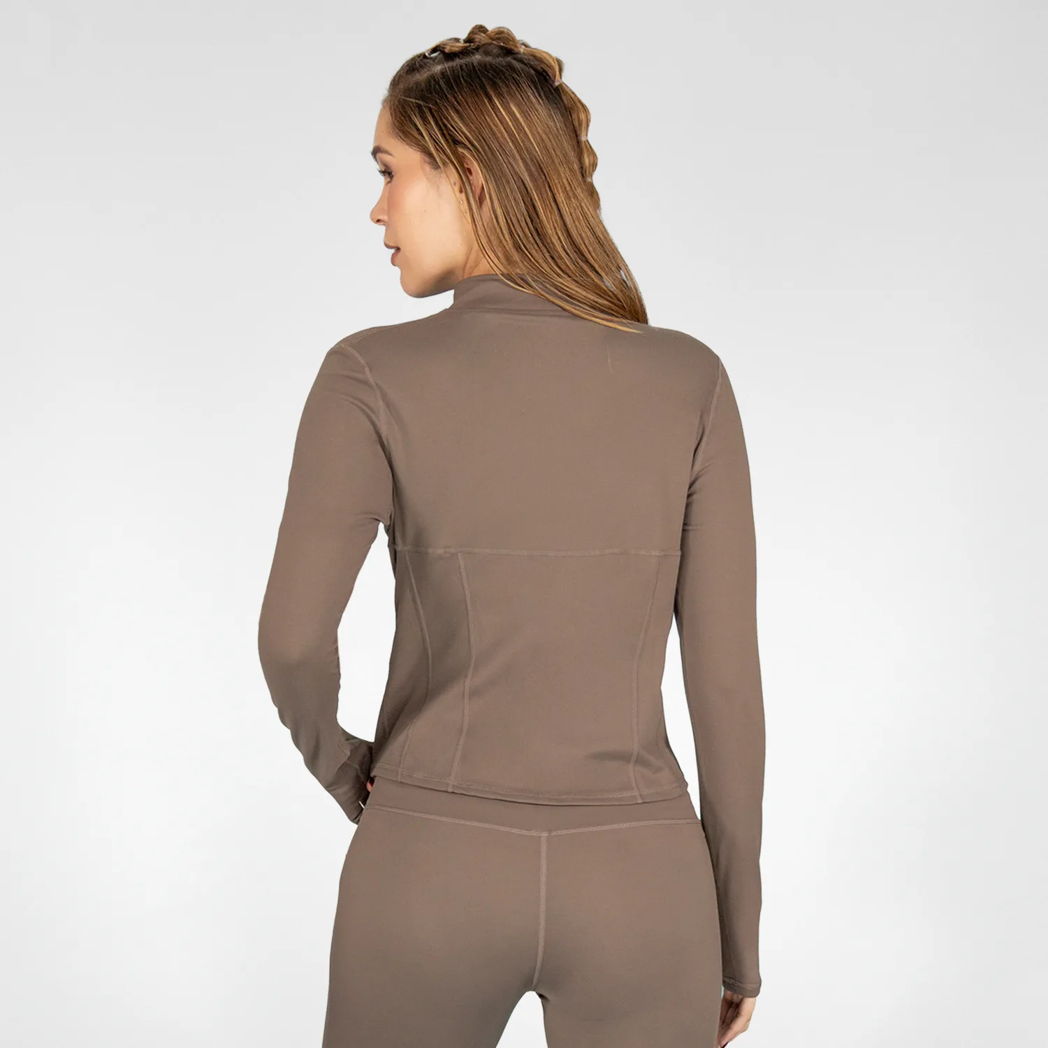 Chaqueta Deportiva Marron Mujer Atlas
