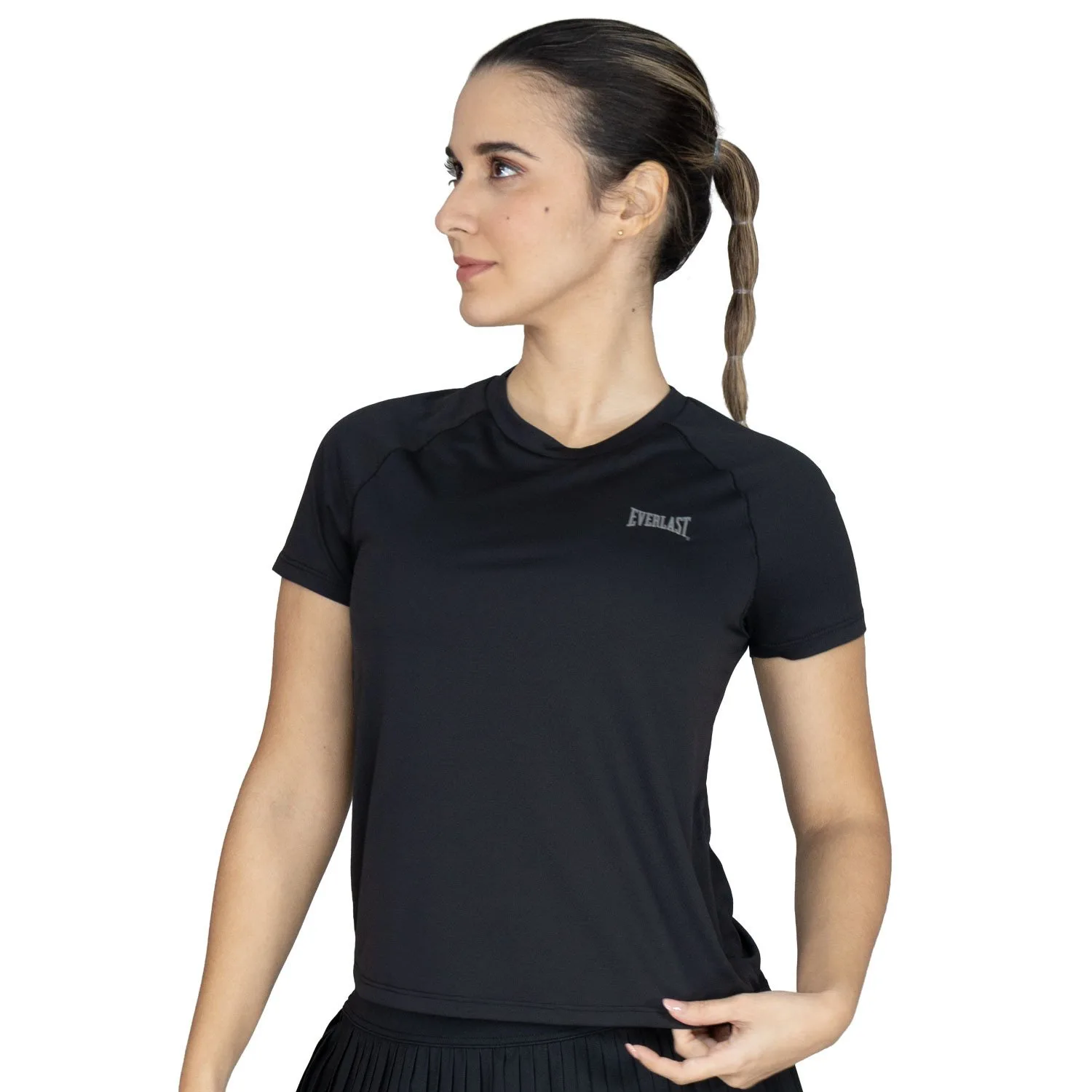 Camiseta Everlast Negra Set Mujer - Imagen 2