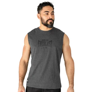 Camiseta sin mangas gris Everlast Essentials para hombre
