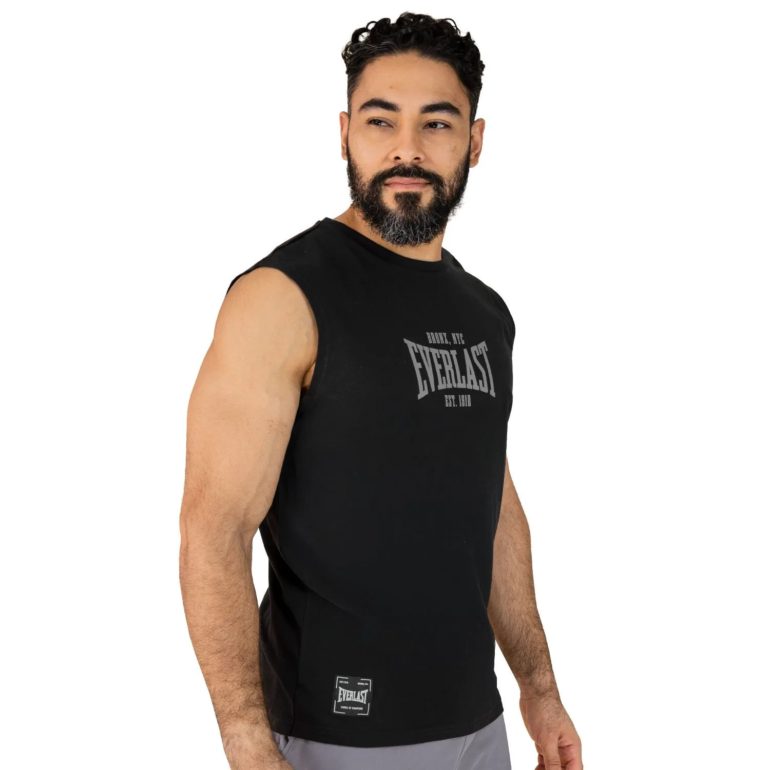 Camiseta Sin Mangas Negra Everlast - Imagen 2