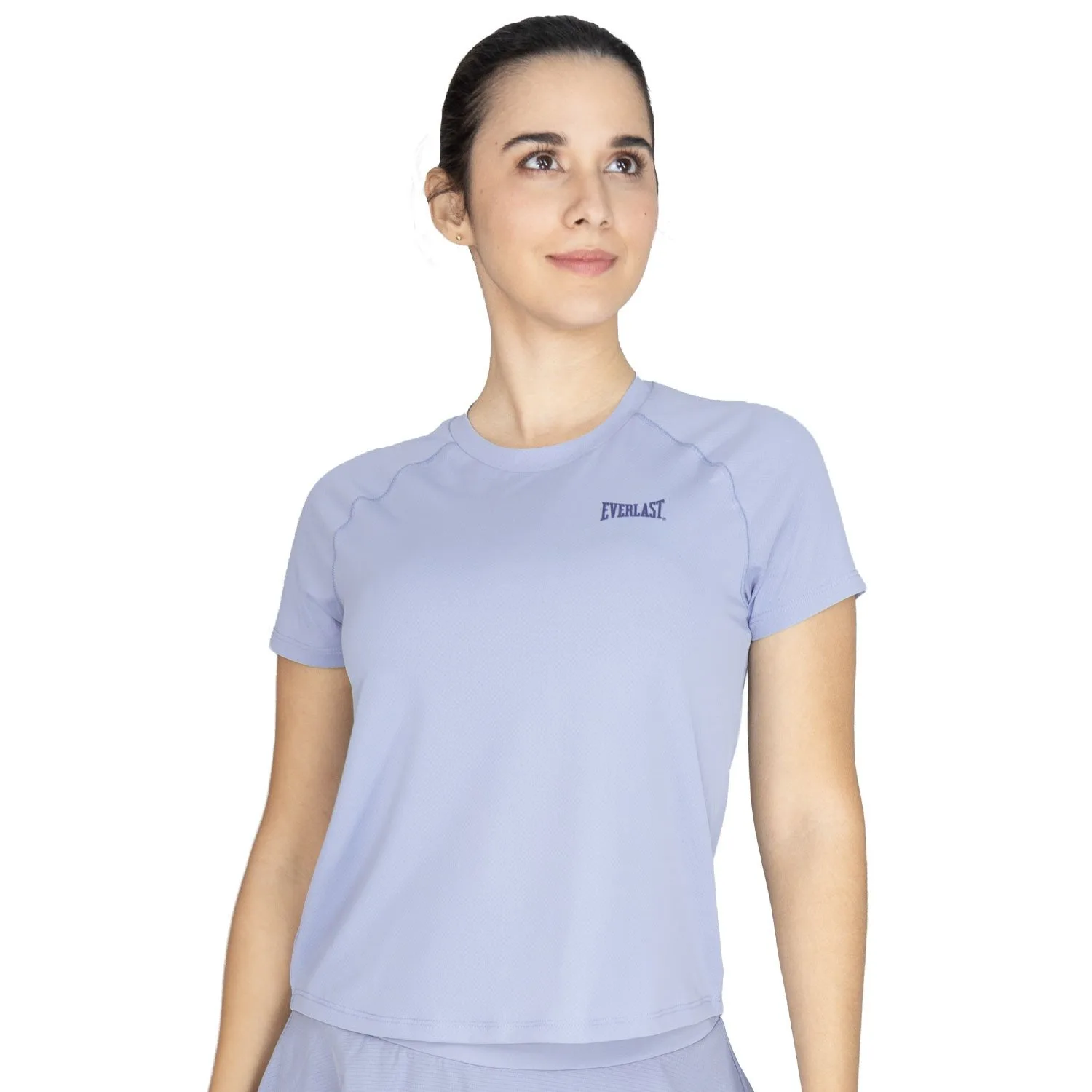 Camiseta Deportiva Mujer Lila Everlast - Imagen 2