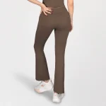 Pantalon deportivo mujer Everlast Flare Pocket color Moka