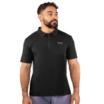 Polo Ace Negro Everlast para hombre, vista frontal