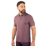 Polo morado Everlast Ace para hombre en poliéster