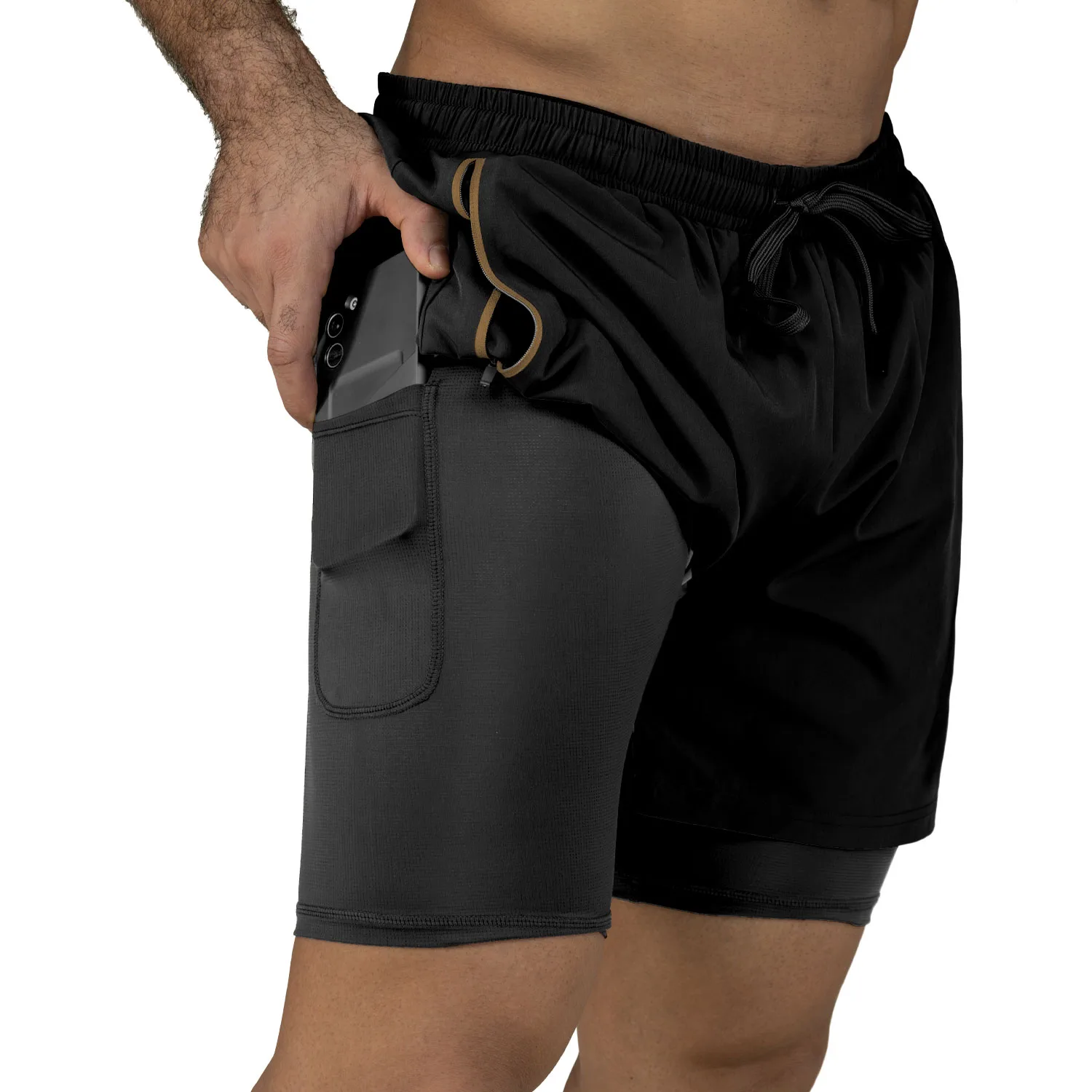 Short 2en1 Force Everlast Negro