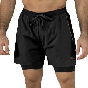 Short 2en1 Force Everlast negro para hombre