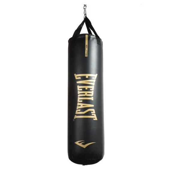 Saco de boxeo Everlast Elite 2 de 60 lb color negro