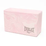 Bloque de yoga Everlast Marble de EVA color rosado