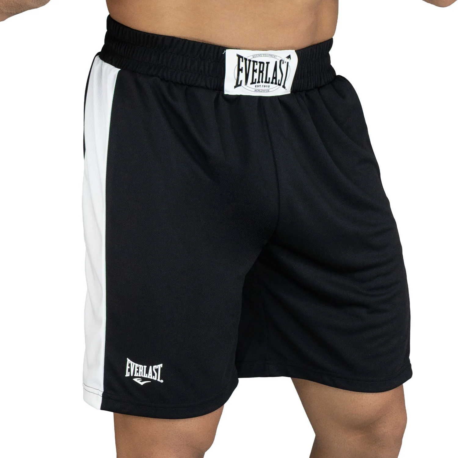 Shorts de boxeo Men Poliéster Everlast Mesh Champ