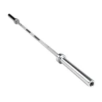 Barra Olímpica Acero 86" con Collarines Resorte