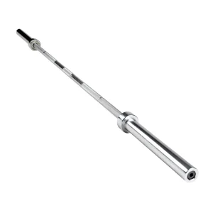 Barra Olímpica Acero 86" con Collarines Resorte