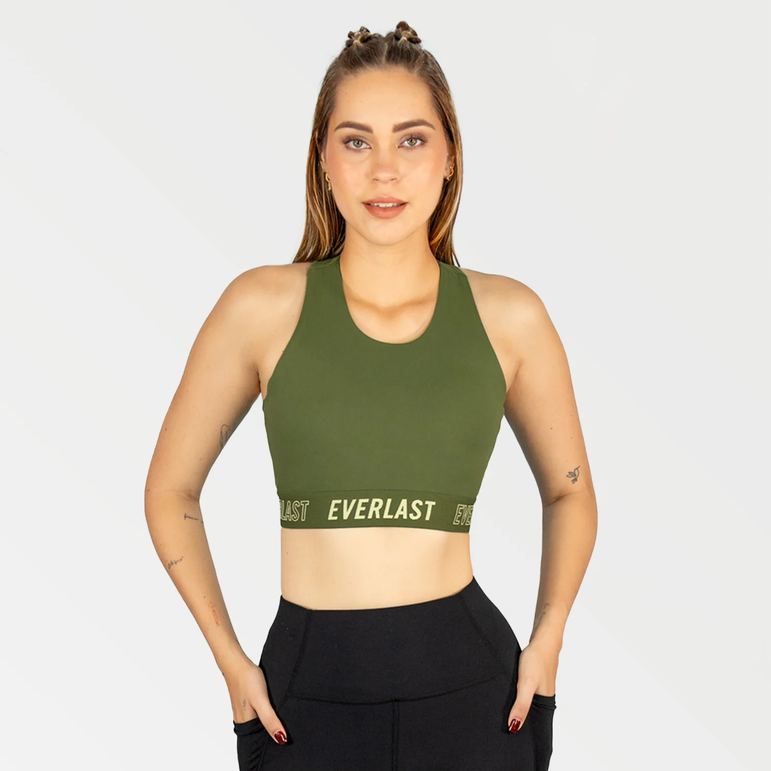 Bra deportivo deportivo deportivo deportivo Deportivo Verde Everlast Motion