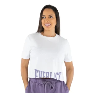 Crop Top para Mujer Algodón y Poliéster Everlast Split
