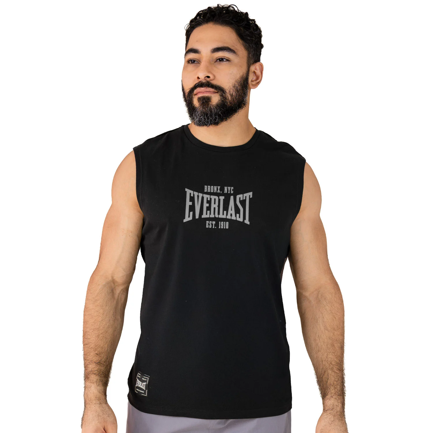 Camiseta Sin Mangas Negra Everlast
