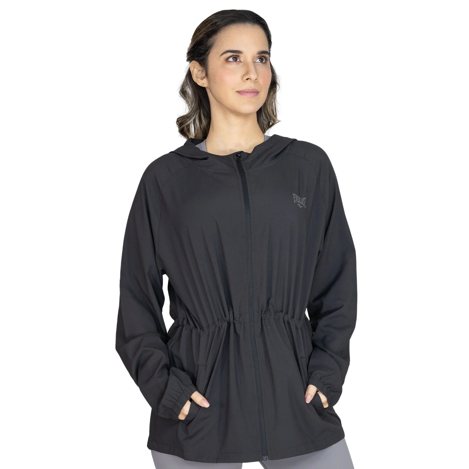 Chaqueta Cinch-waist Negro Everlast