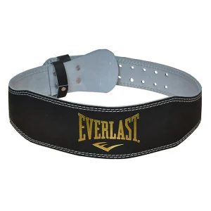 Cinturón Pesas Everlast Cuero Soporte Lumbar Premium