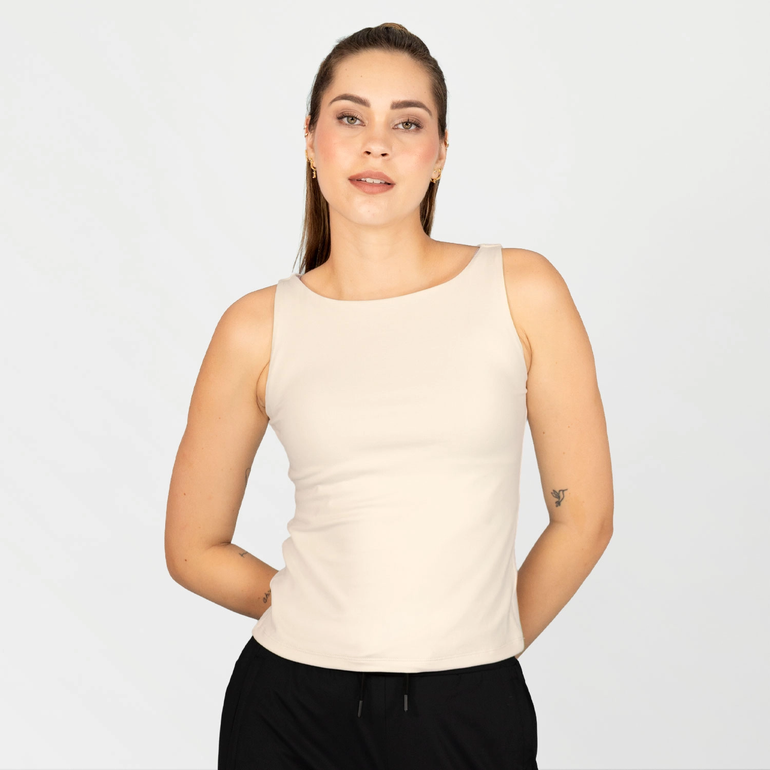 Tank Fem Nyl/Spx Evelast Jewel
