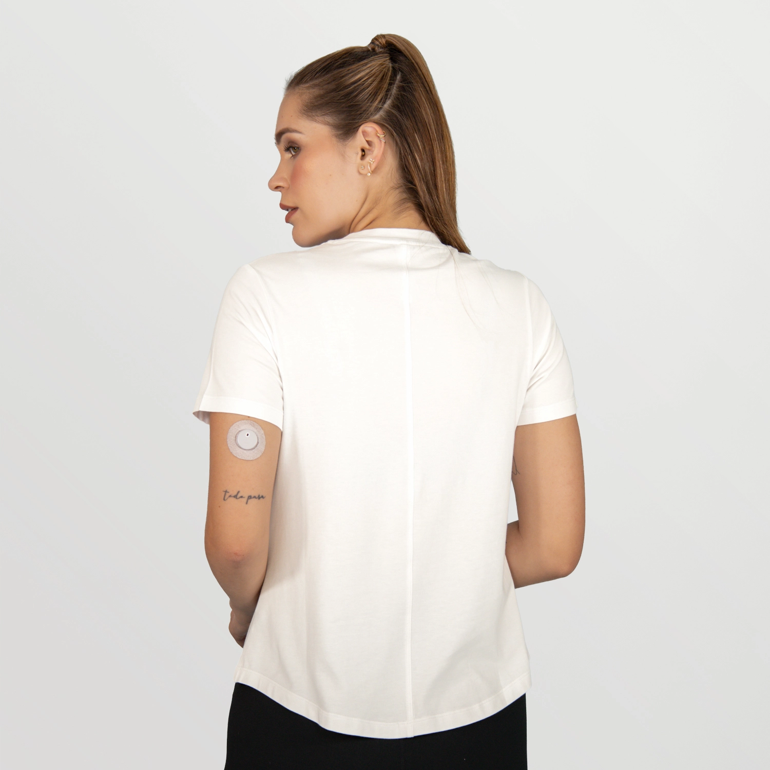 Tshirt Fem Cott/Spx Evelast Ringer