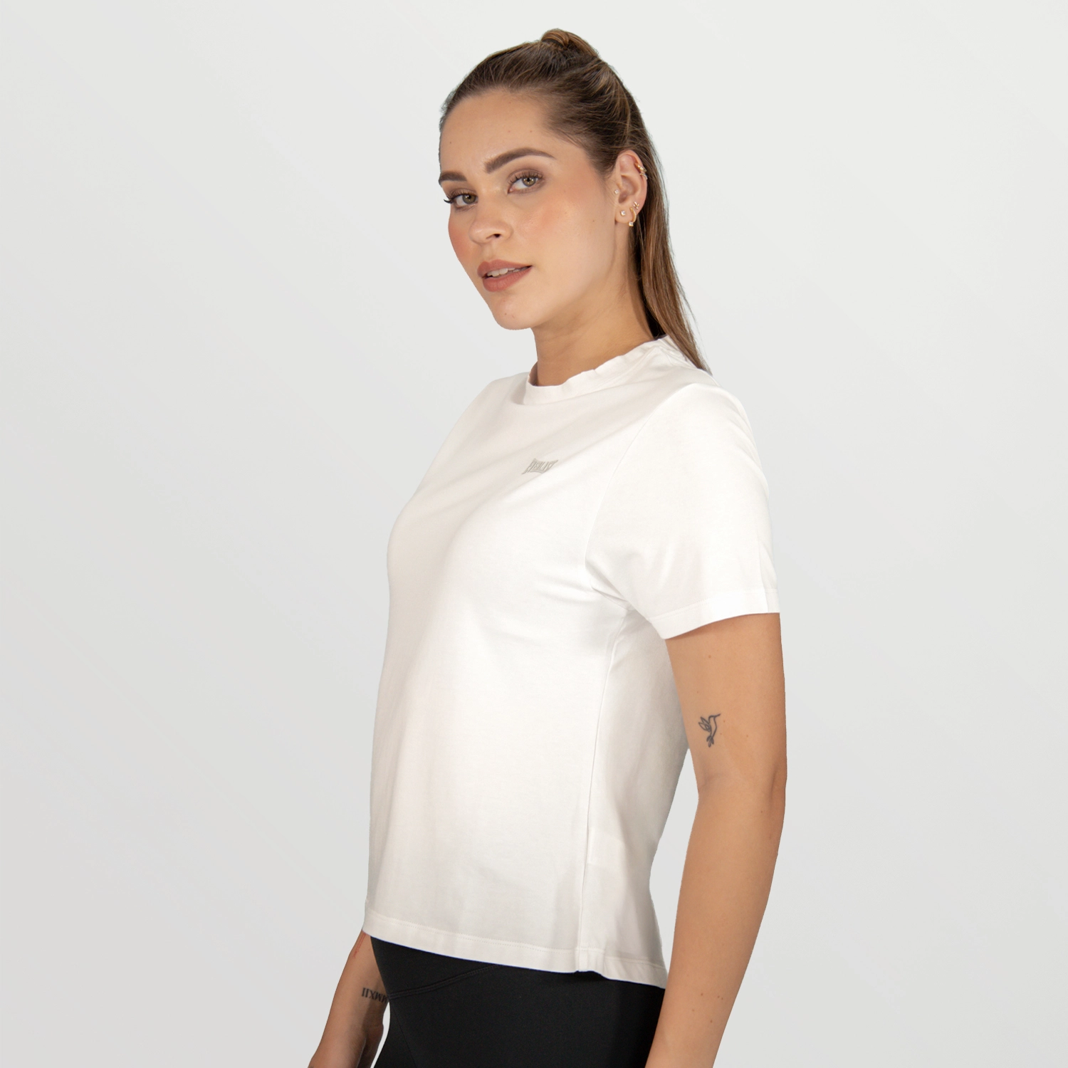Tshirt Fem Cott/Spx Evelast Ringer